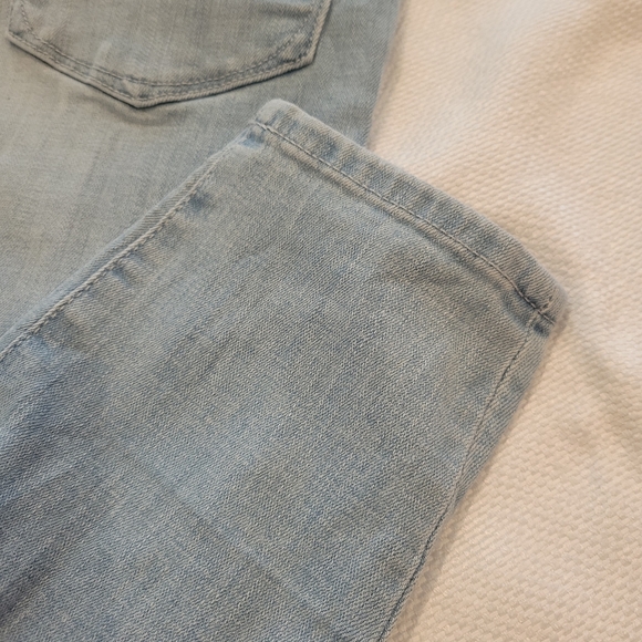 Good American Good Legs light wash Skinny Denim distressed Jeans size 4 / 27 - Picture 3 of 8